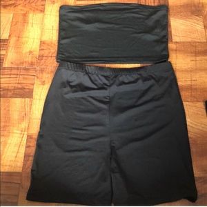 Black two set outfit